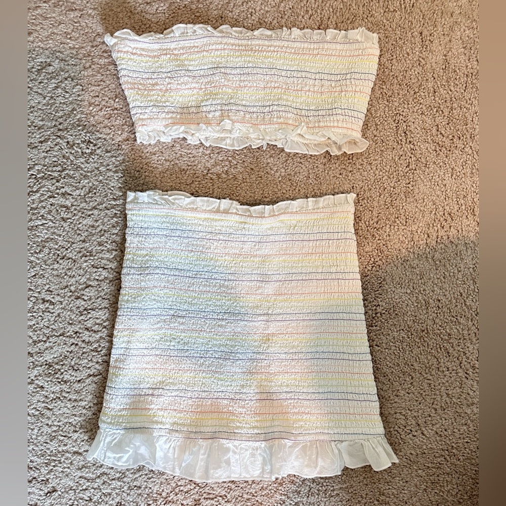 Privacy Please Two Piece Set - bandeau & skirt